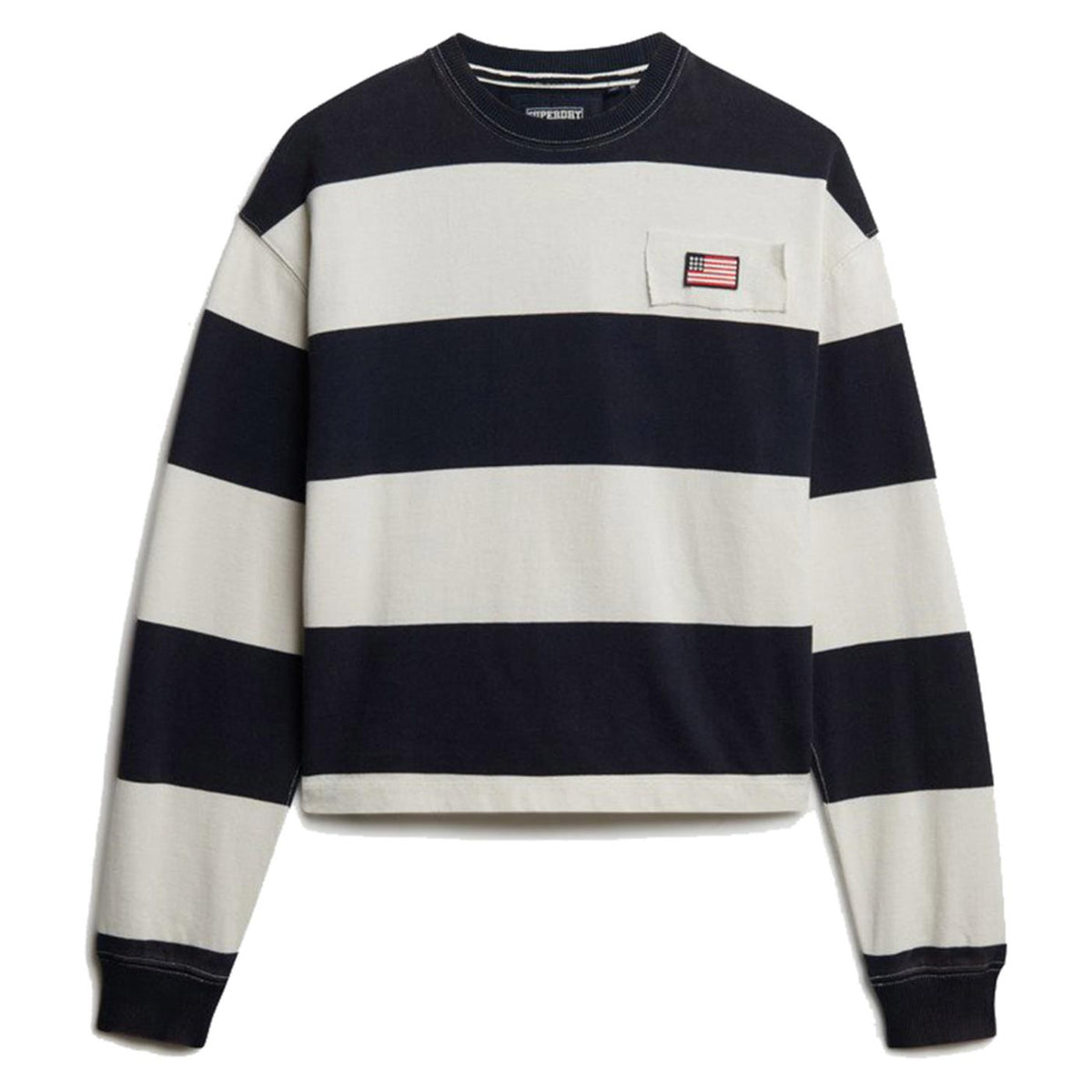 SUPERDRY STRIPE SLOUCHY W CREW