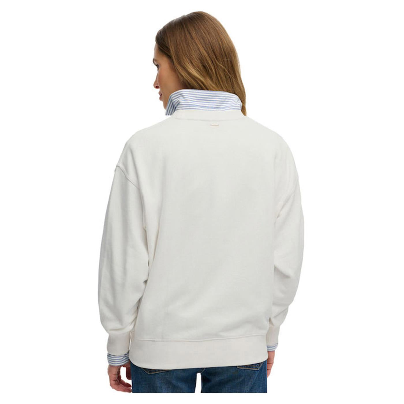 SUPERDRY SCRIPT BRAND LOOSE CREW - Grigio chiaro - vista 2