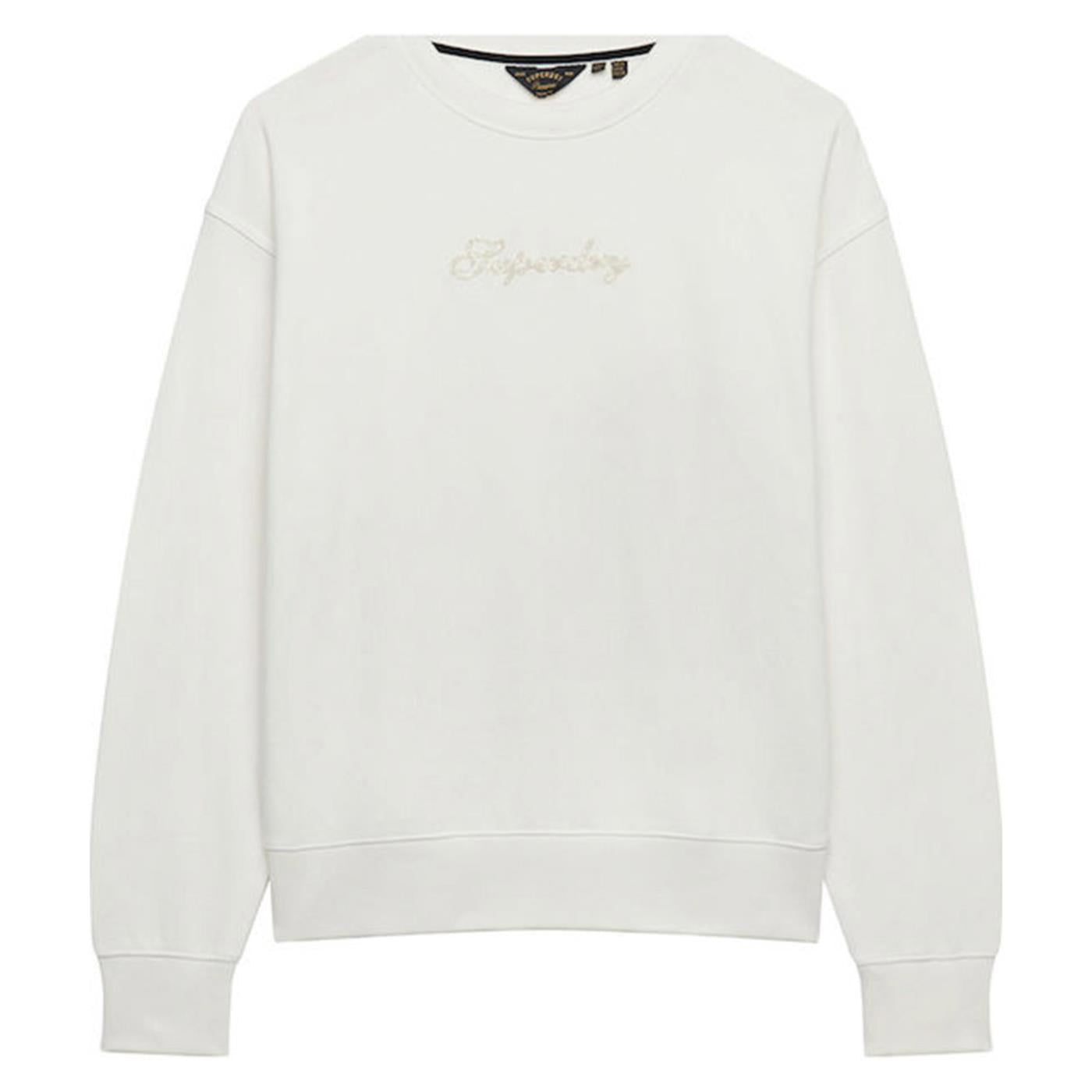 SUPERDRY SCRIPT BRAND LOOSE CREW - Grigio chiaro - vista 4