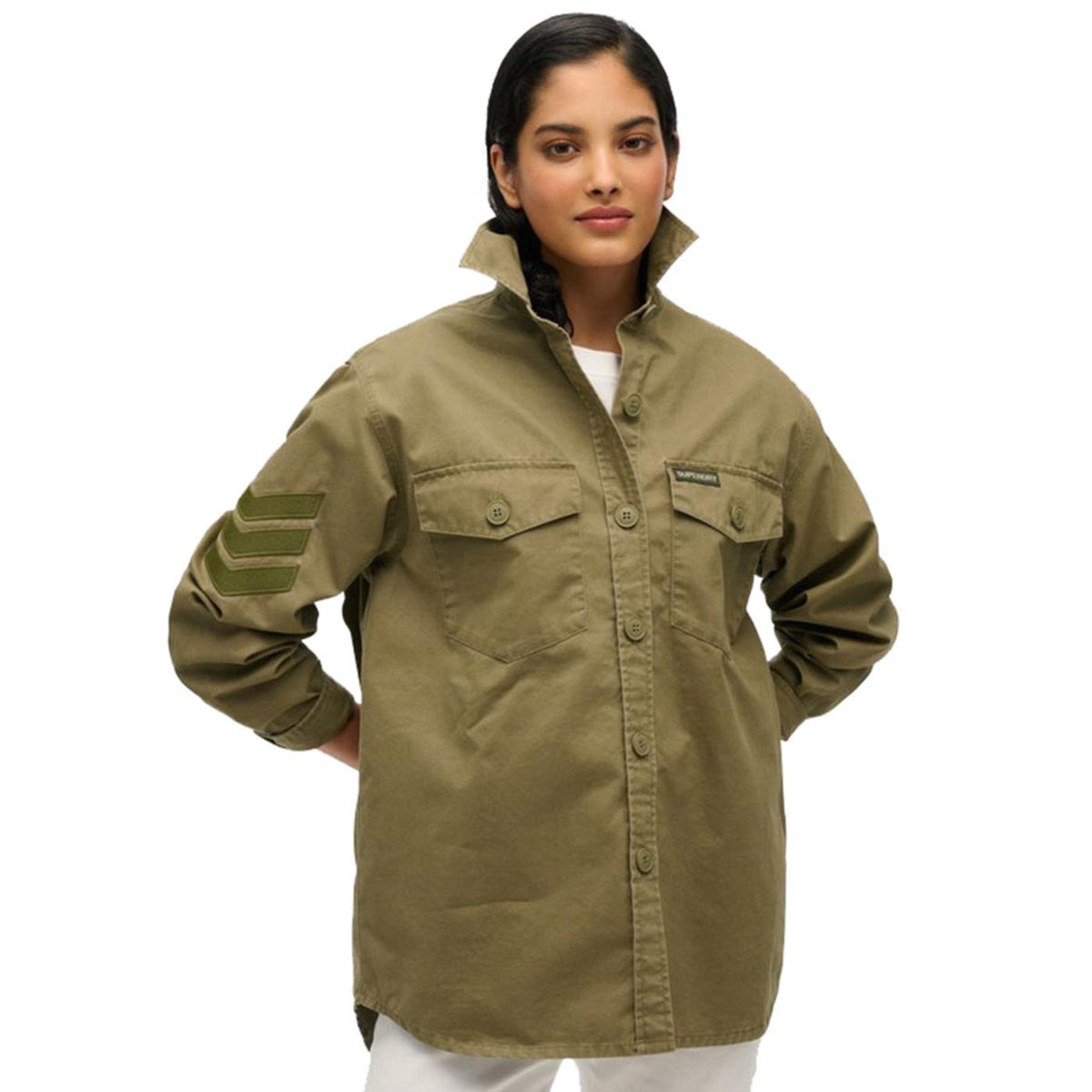 SUPERDRY W MILITAR OVERSIZED SHIRT