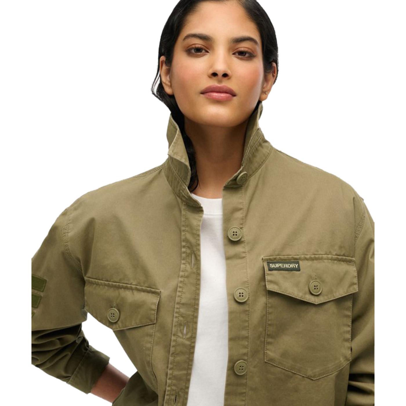 SUPERDRY W MILITAR OVERSIZED SHIRT