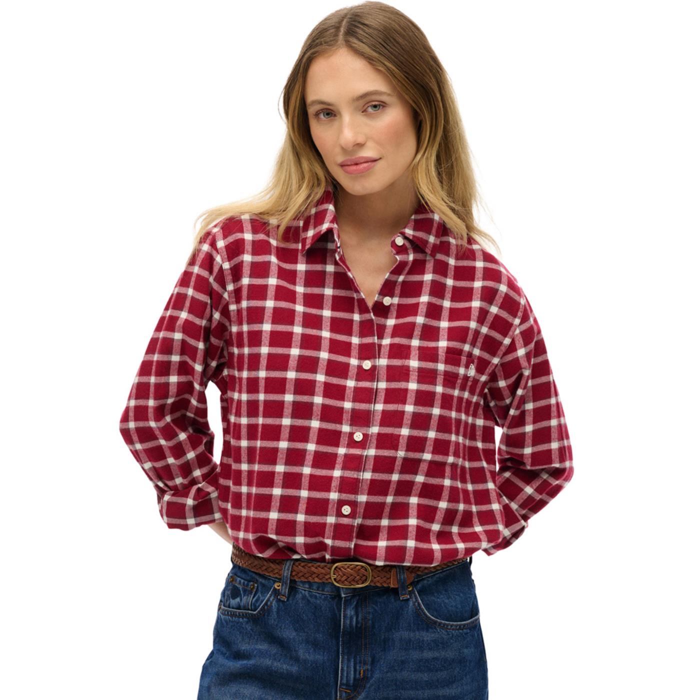 SUPERDRY CHECK FLANNEL W SHIRT