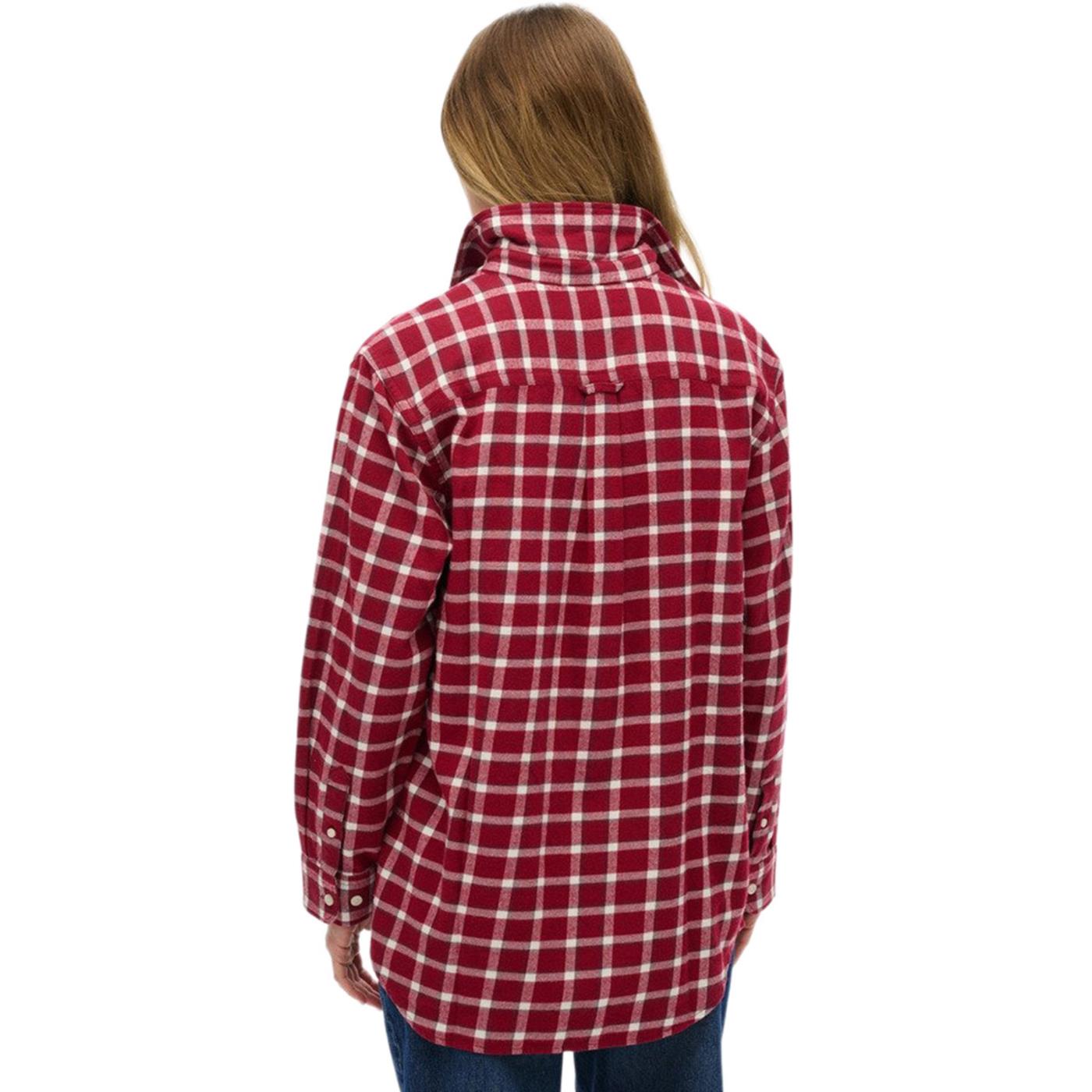 SUPERDRY CHECK FLANNEL W SHIRT - seconda immagine