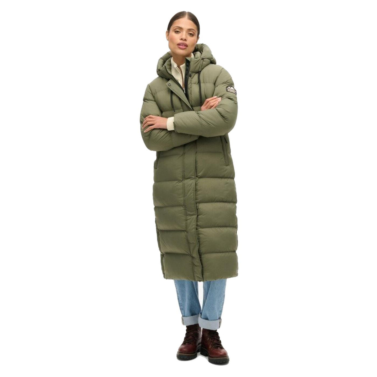 SUPERDRY RIPSTOP LONGLINE PUFFER W - seconda immagine