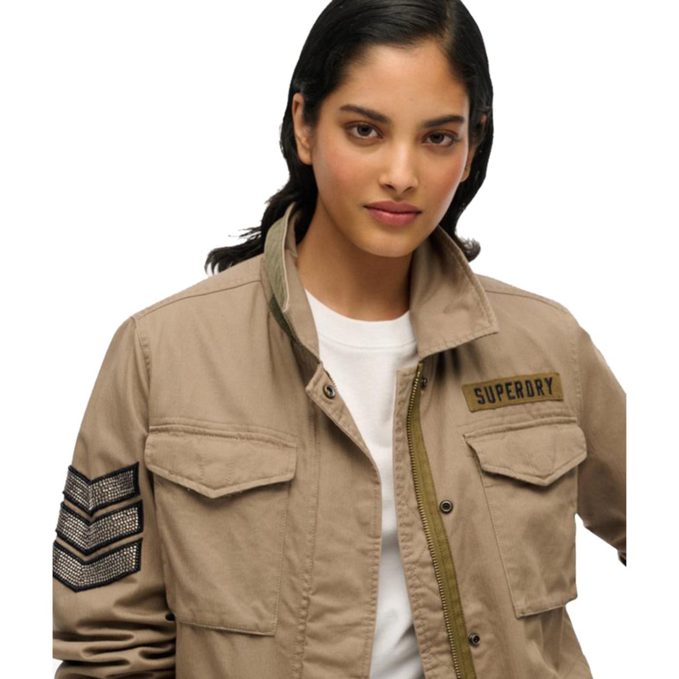 SUPERDRY EMBELLISHED MILITARY JKT