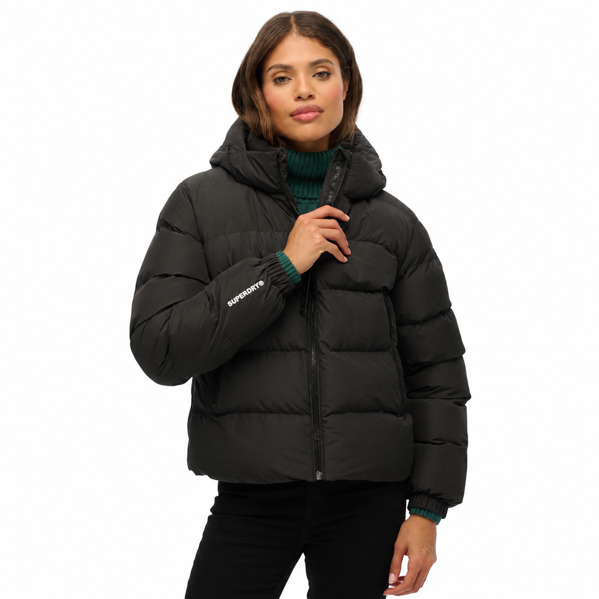 SUPERDRY HOODED SPORTS PUFFER JKT