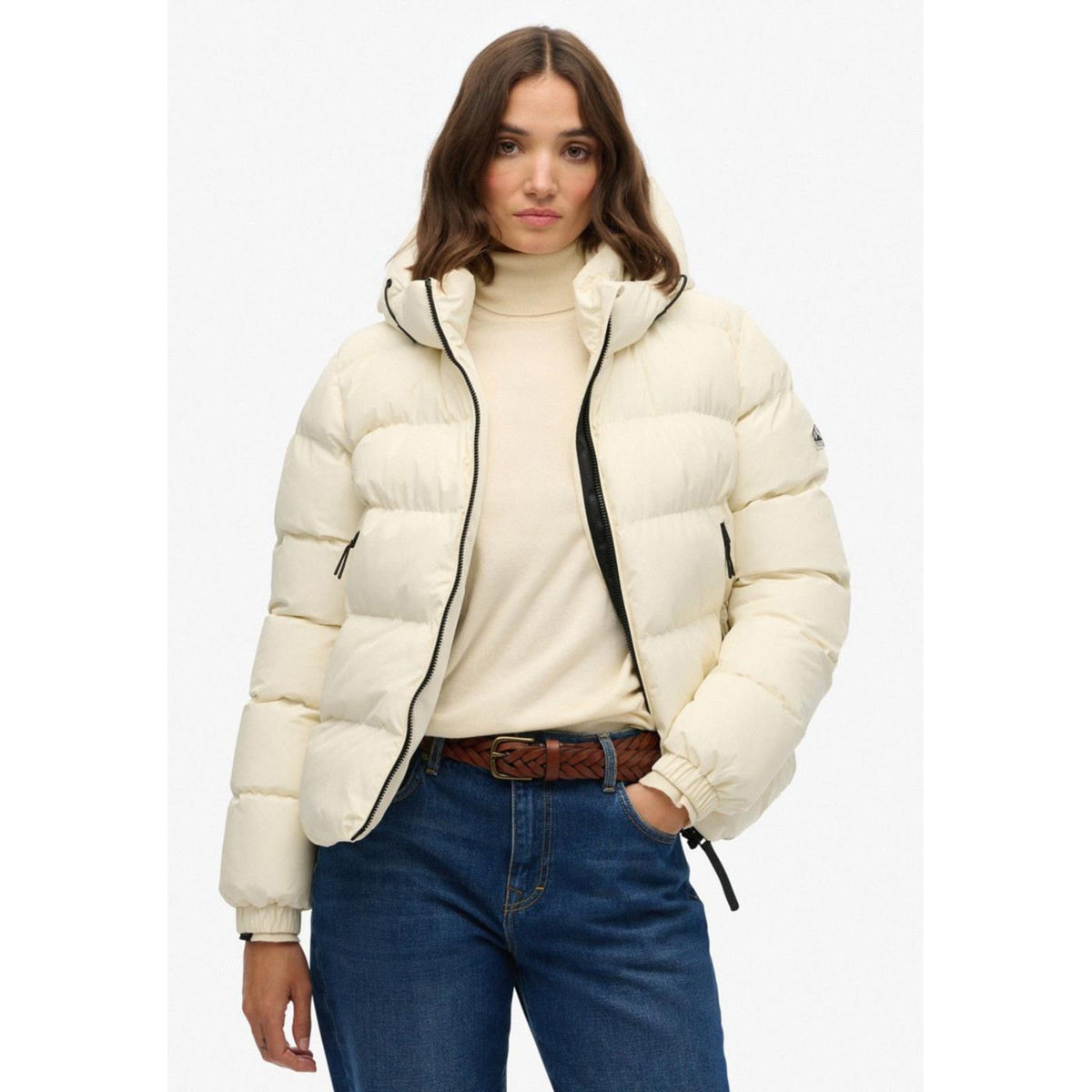 SUPERDRY HOODED SPORTS PUFFER JKT - seconda immagine
