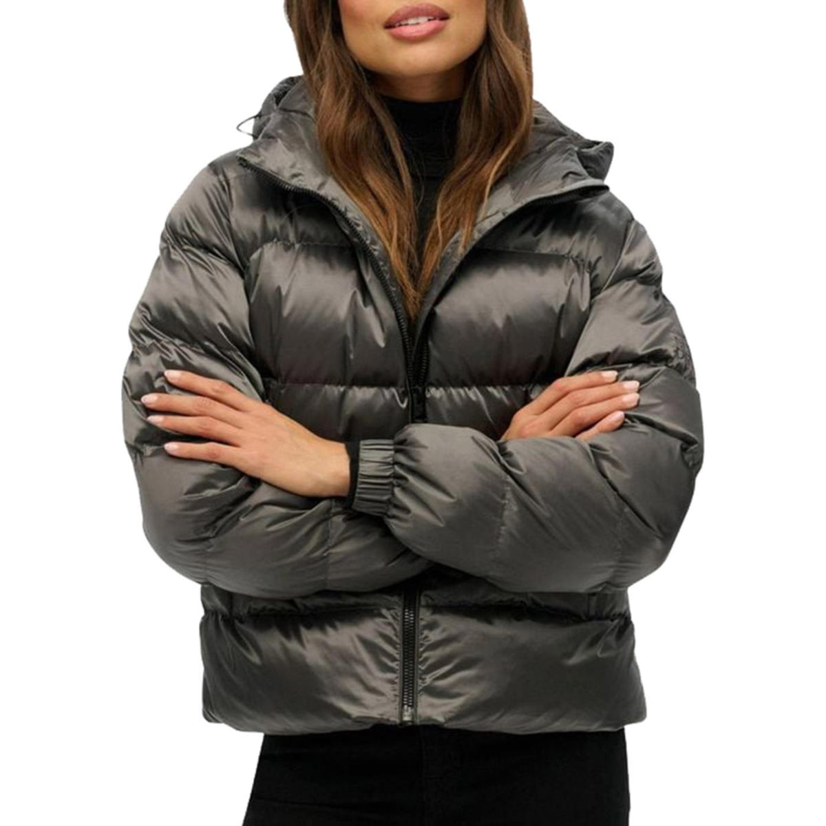 SUPERDRY HOODED LUXE SPORTS PUFFER - seconda immagine