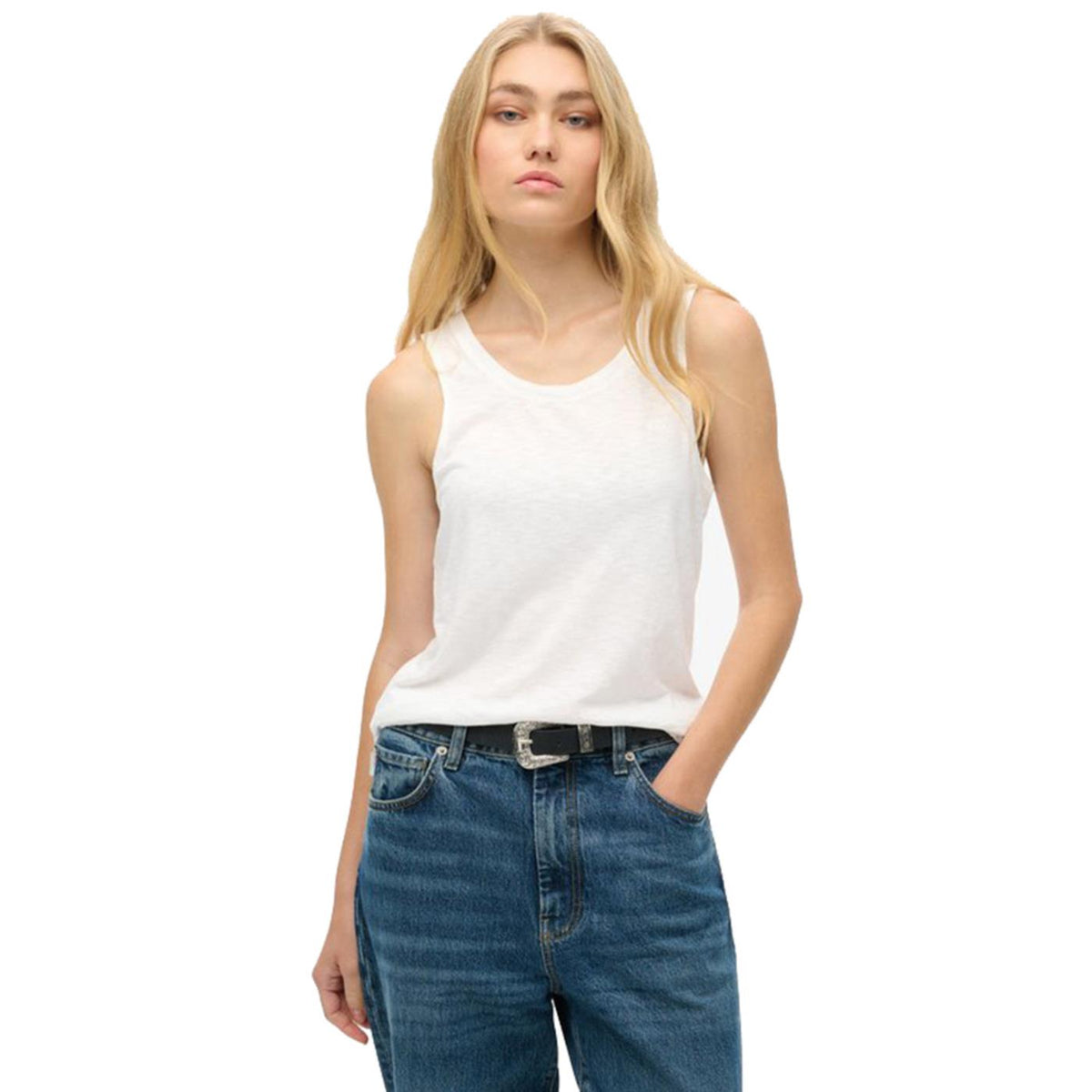 SUPERDRY W SCOOP NECK TANK - seconda immagine