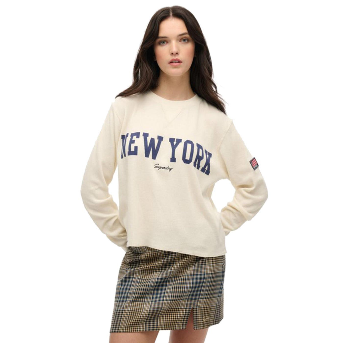 SUPERDRY W ESSENTIAL GRAPHIC LS - seconda immagine