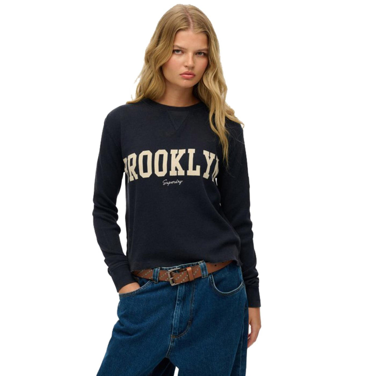 SUPERDRY W ESSENTIAL GRAPHIC LS - seconda immagine