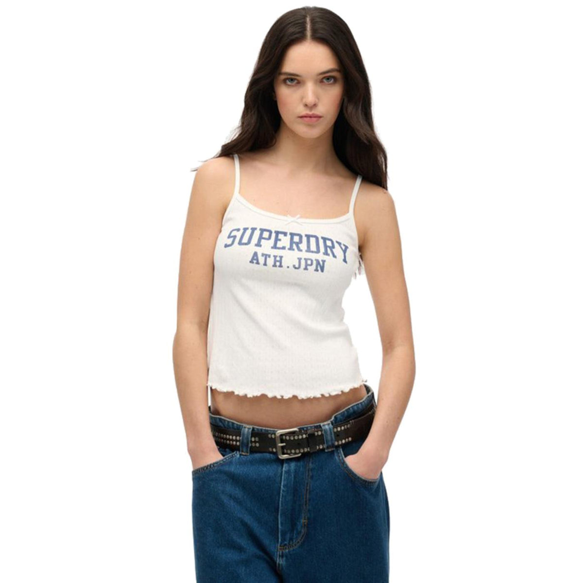 SUPERDRY W GRAPHIC POINTELE TANK