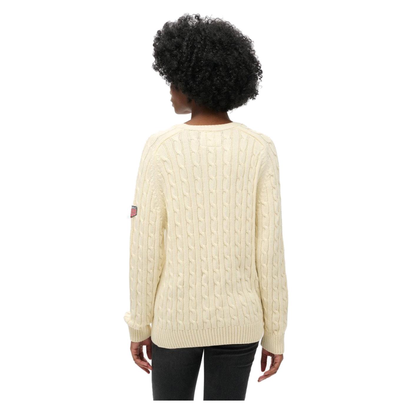 SUPERDRY SLOUCHY CABLE KNIT - vista 2