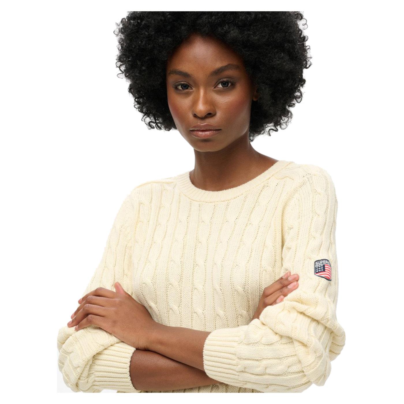 SUPERDRY SLOUCHY CABLE KNIT - vista 3