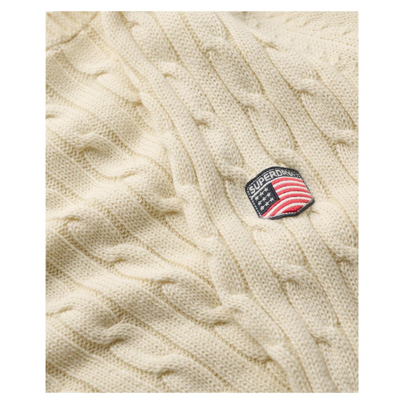 SUPERDRY SLOUCHY CABLE KNIT - vista 4