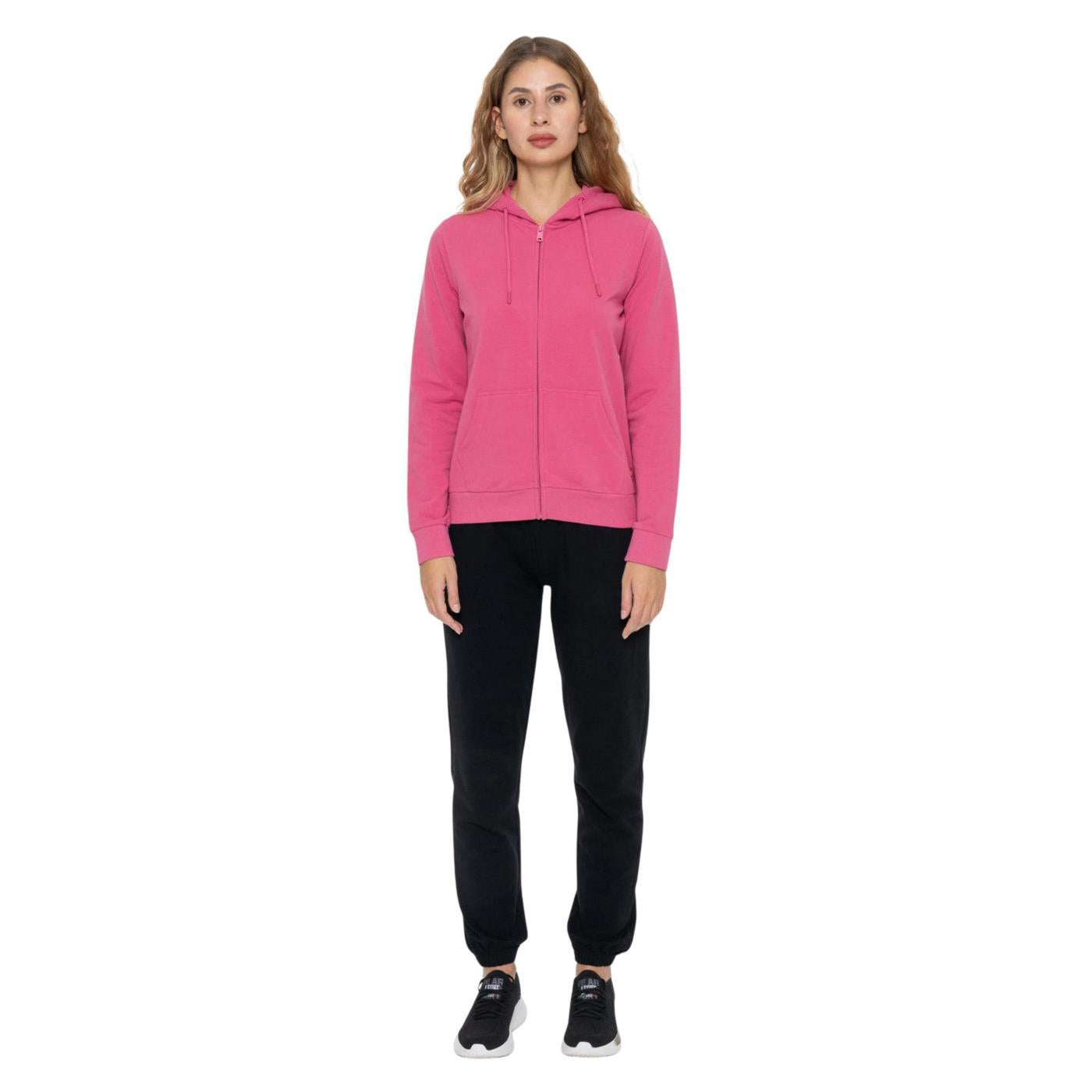LEONE TUTA W FULL ZIP CAPPUCCIO - Fucsia - immagine principale