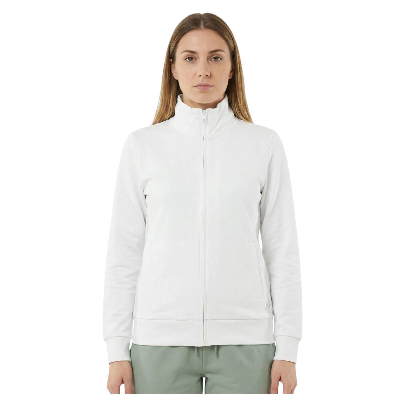 LEONE FELPA W FULL ZIP STRETCH - Bianco - immagine principale