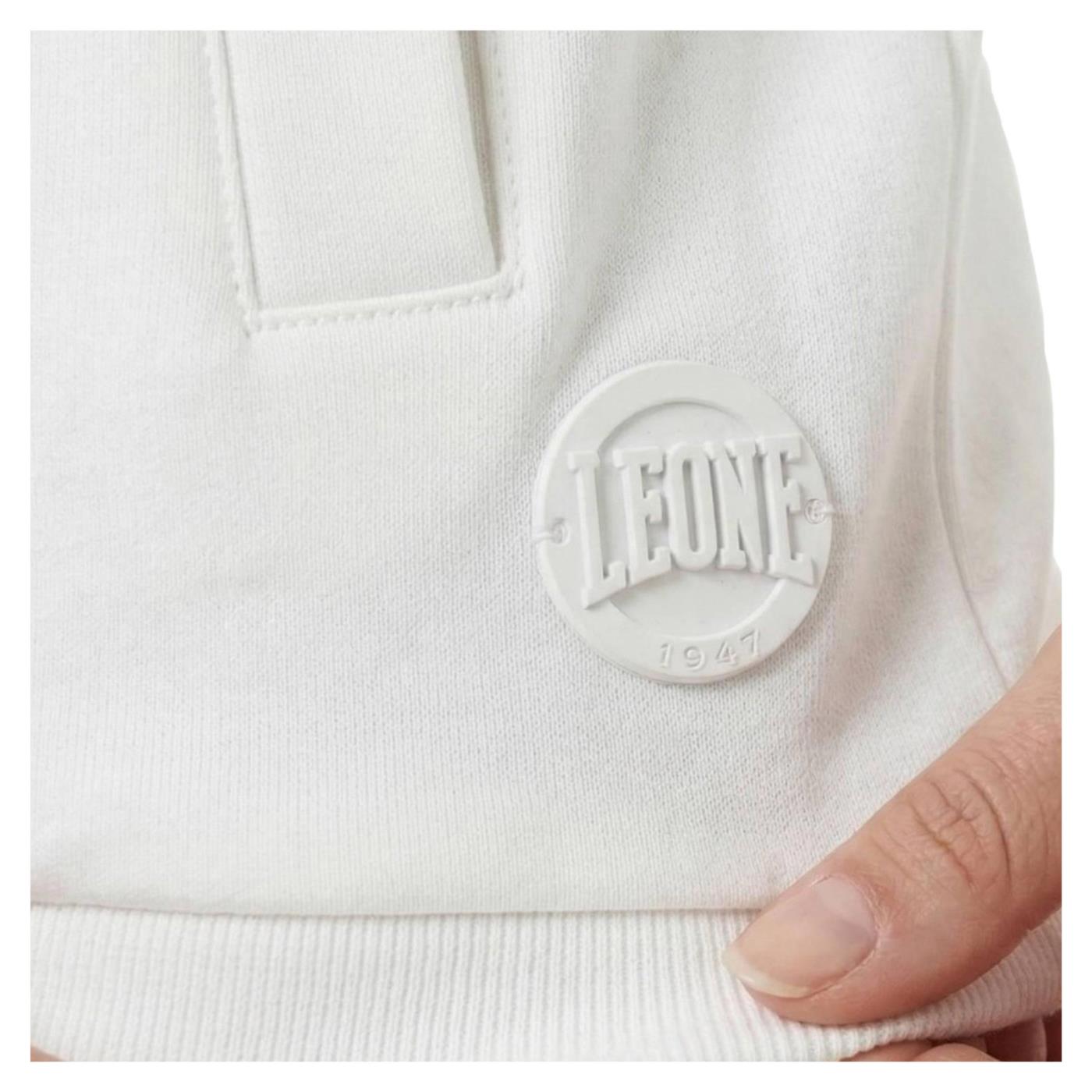 LEONE FELPA W FULL ZIP STRETCH - Bianco - vista 4