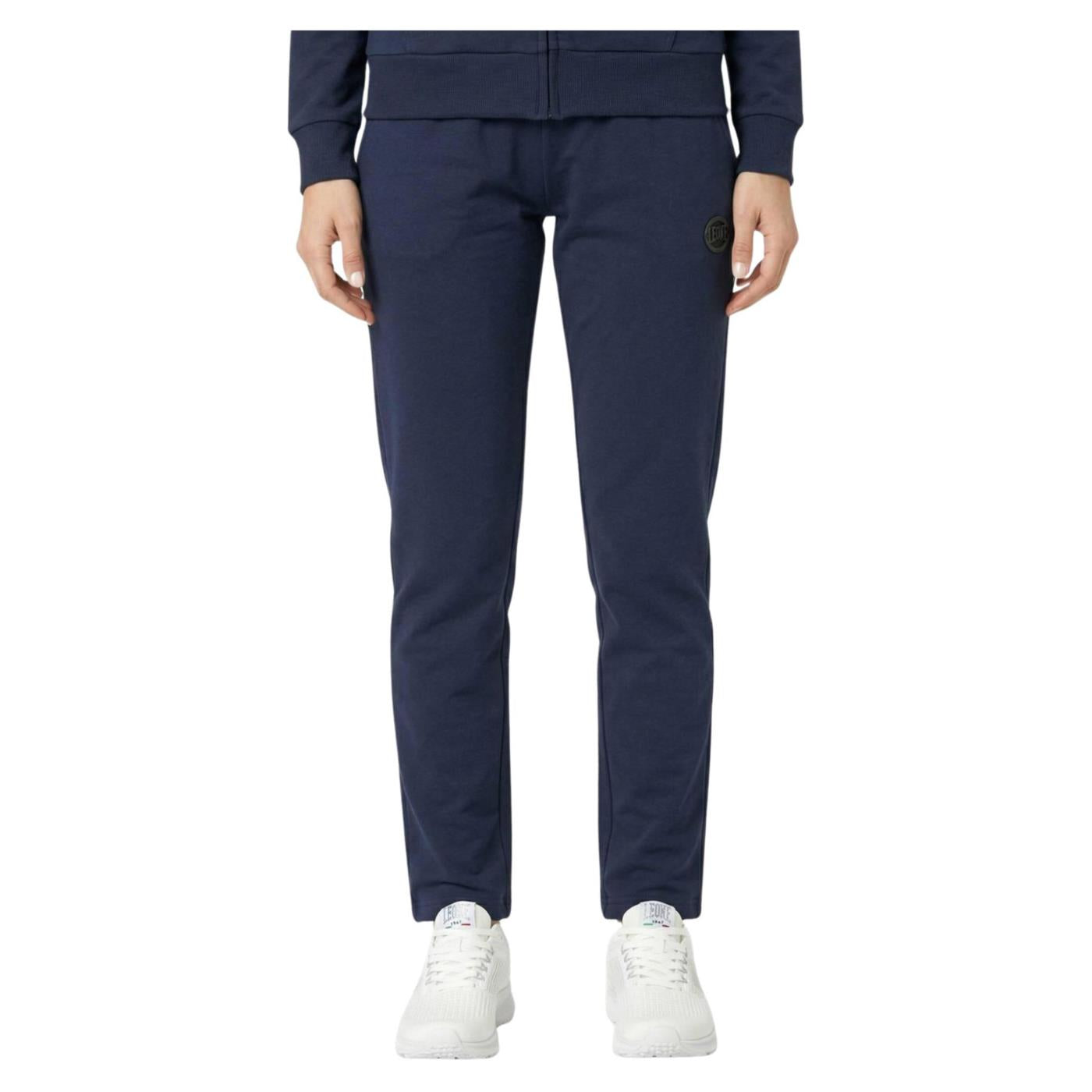 LEONE PANTALONI STRETCH FLEECE - Blu - immagine principale