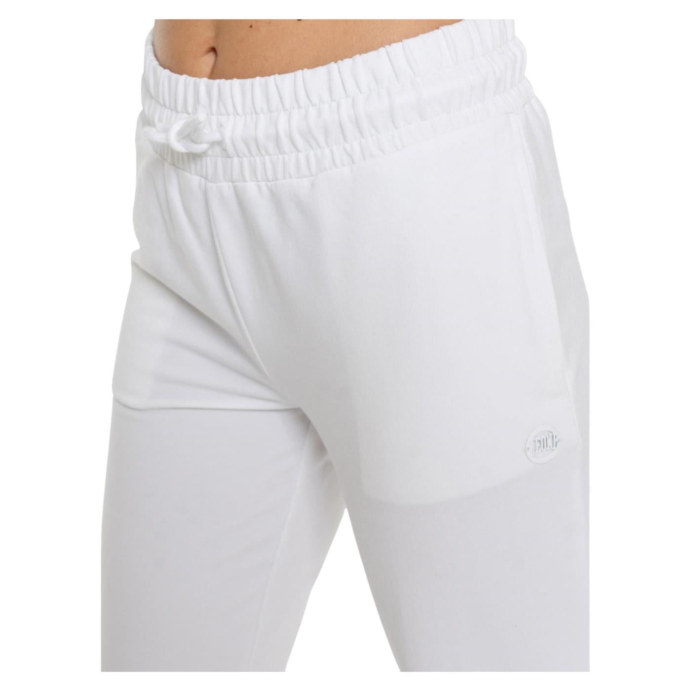 LEONE PANTALONI FLARED STRETCH - Bianco - vista 3