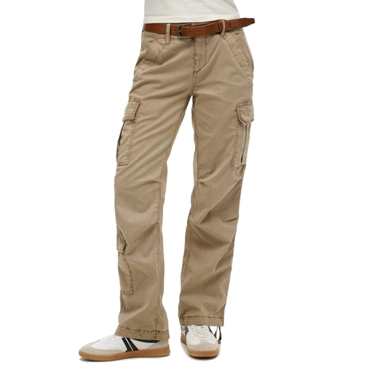 SUPERDRY W LOW RISE STRAIGHT CARGO