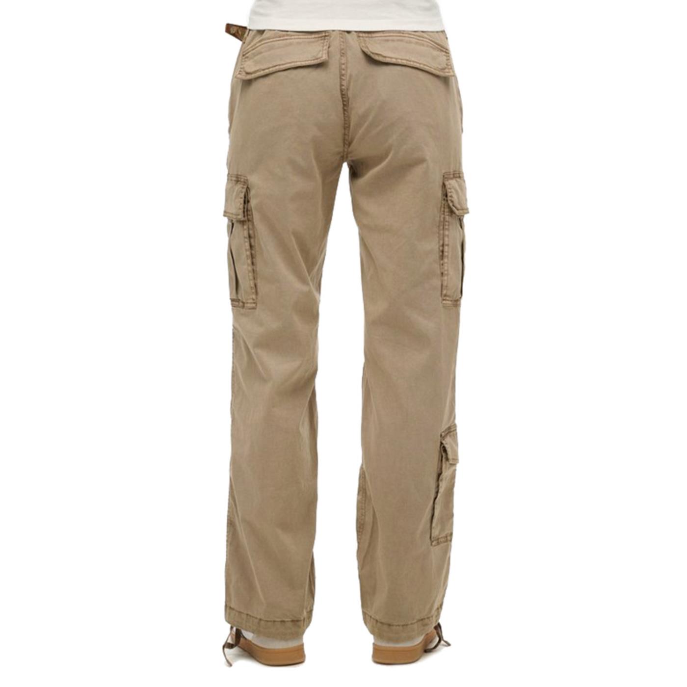 SUPERDRY W LOW RISE STRAIGHT CARGO