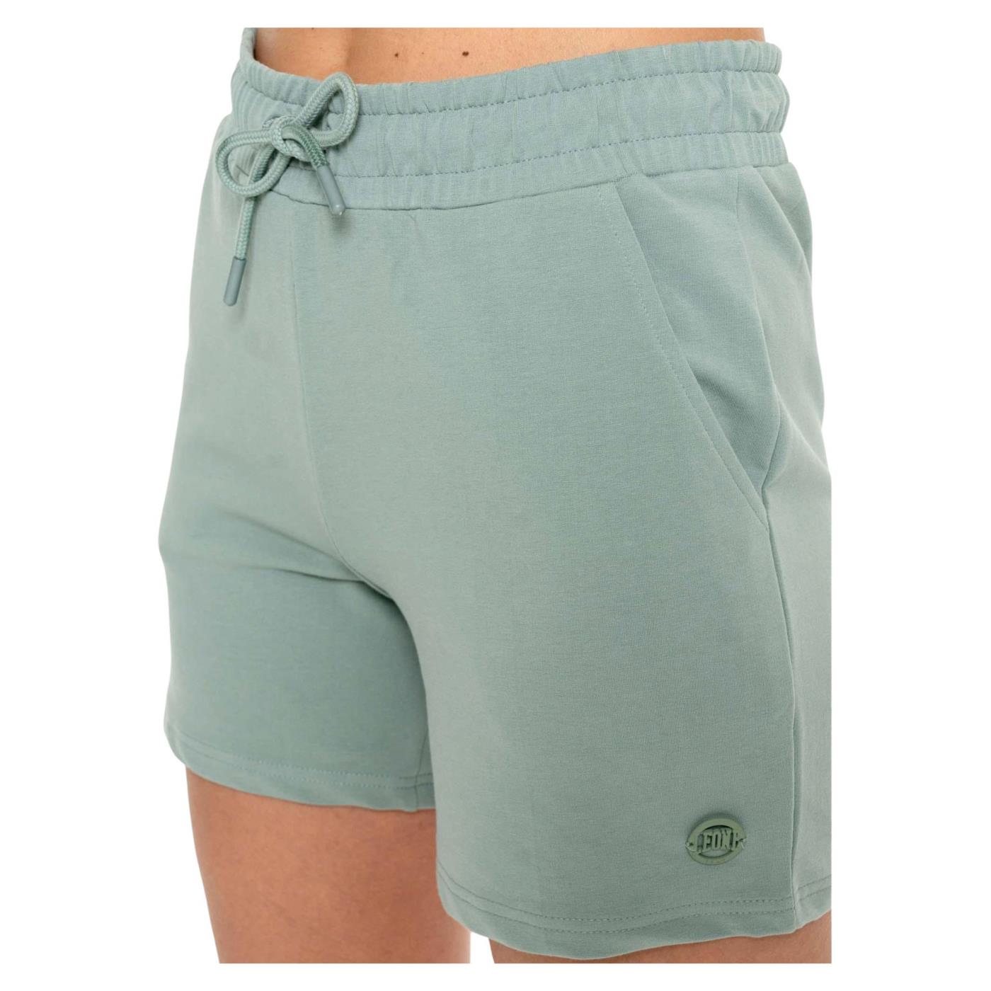 LEONE PANTALONCINI W STRETCH - Verde - vista 3