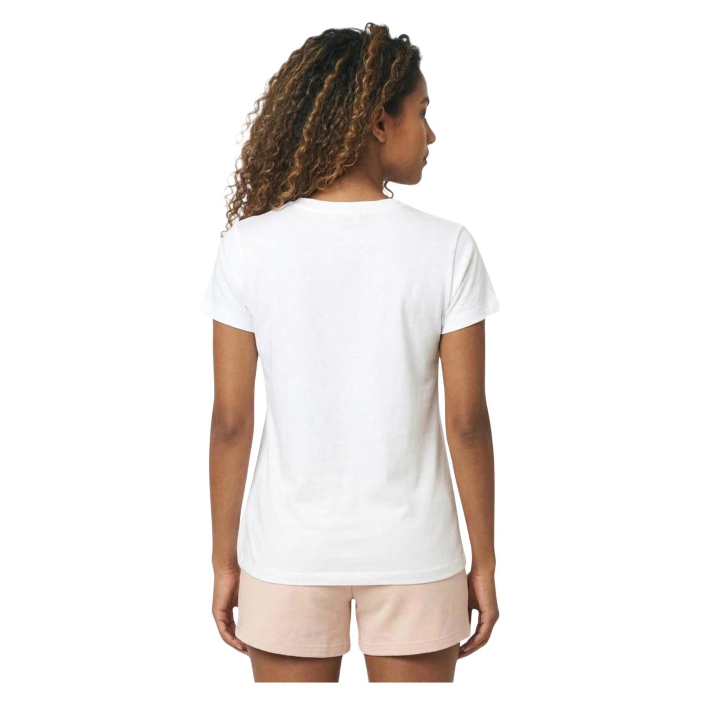 LEONE T-SHIRT W JERSEY STRETCH - Bianco - vista 3