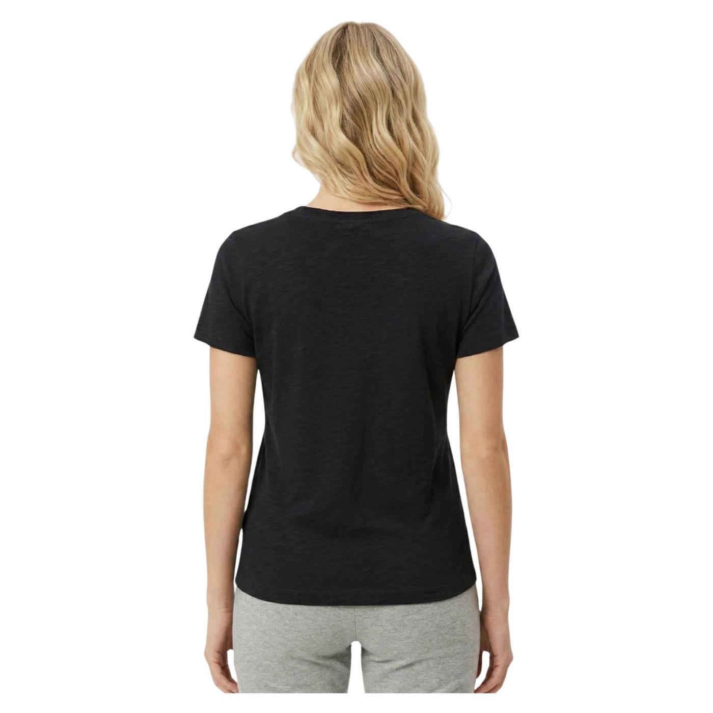LEONE T-SHIRT W SLUB JERSEY - Nero - vista 3
