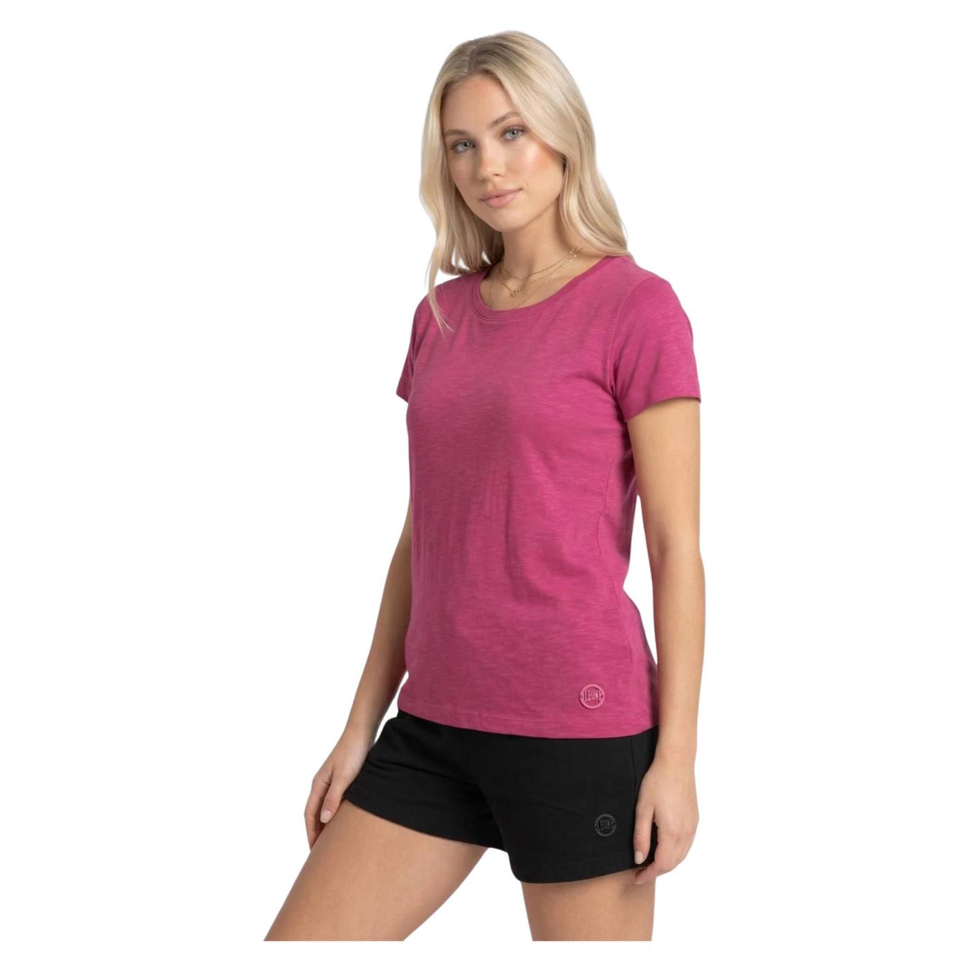LEONE T-SHIRT W SLUB JERSEY - Fucsia - immagine principale
