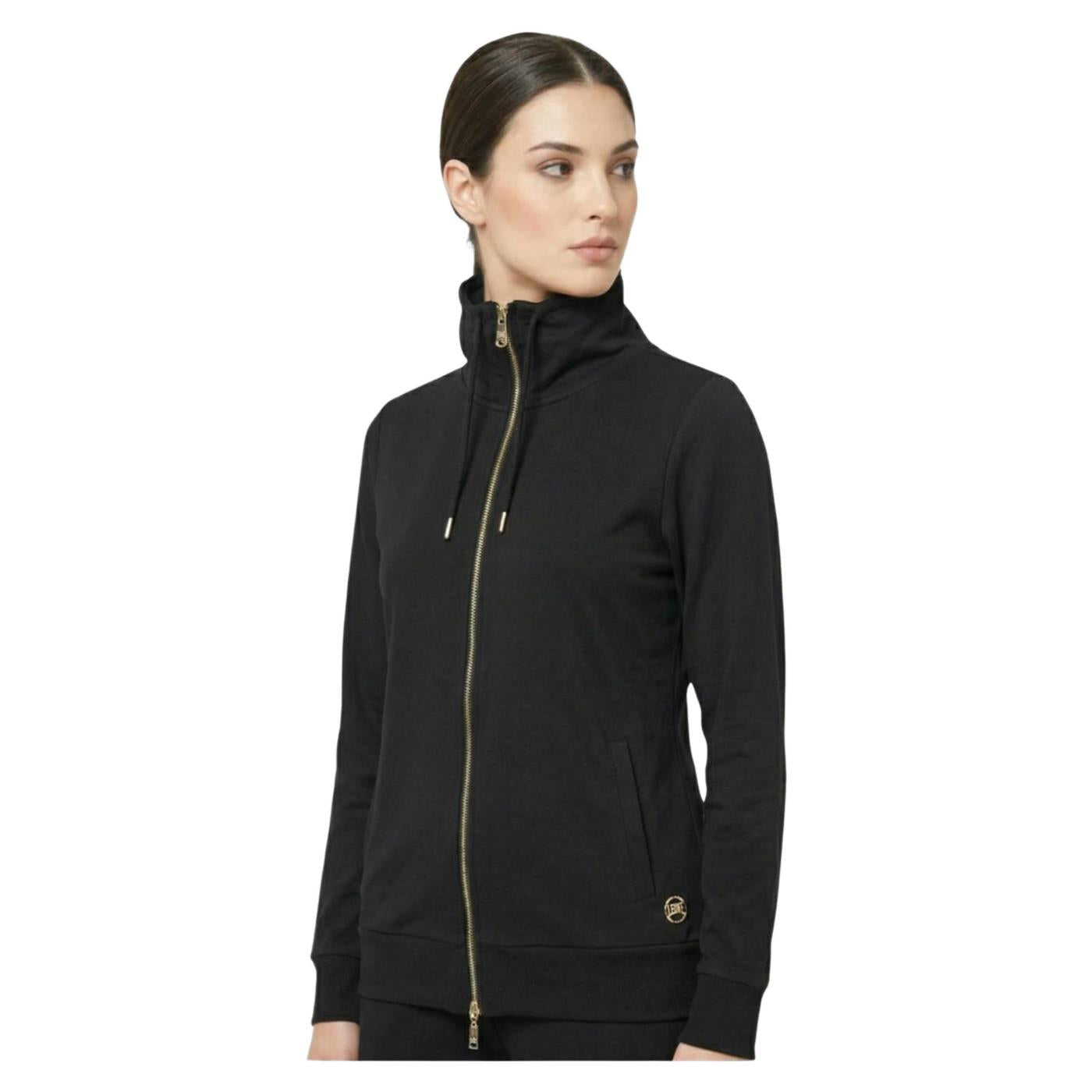 LEONE FELPA CLASSY FULL ZIP - Nero - vista 2
