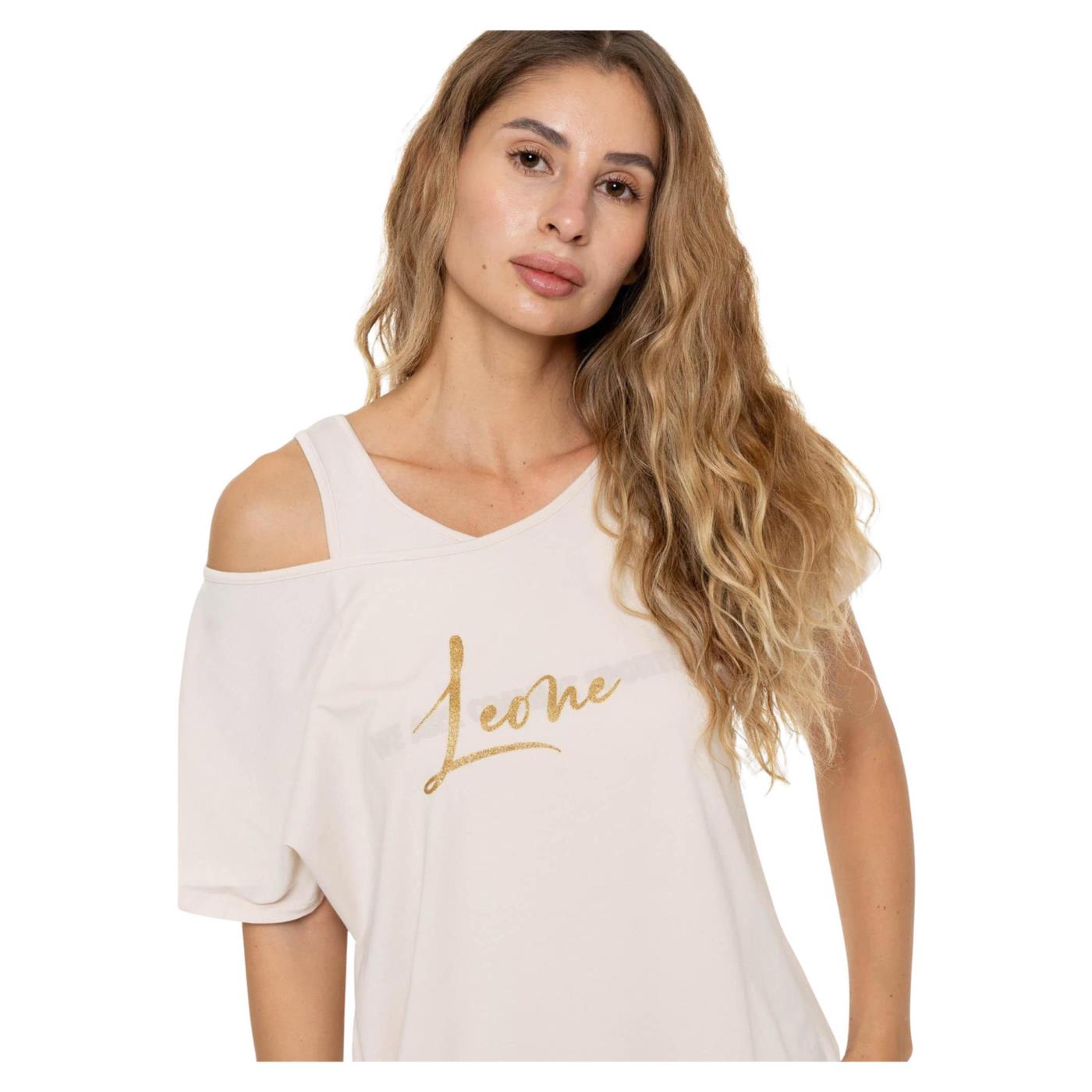 LEONE T-SHIRT CANOTTA CLASSY - Beige - immagine principale