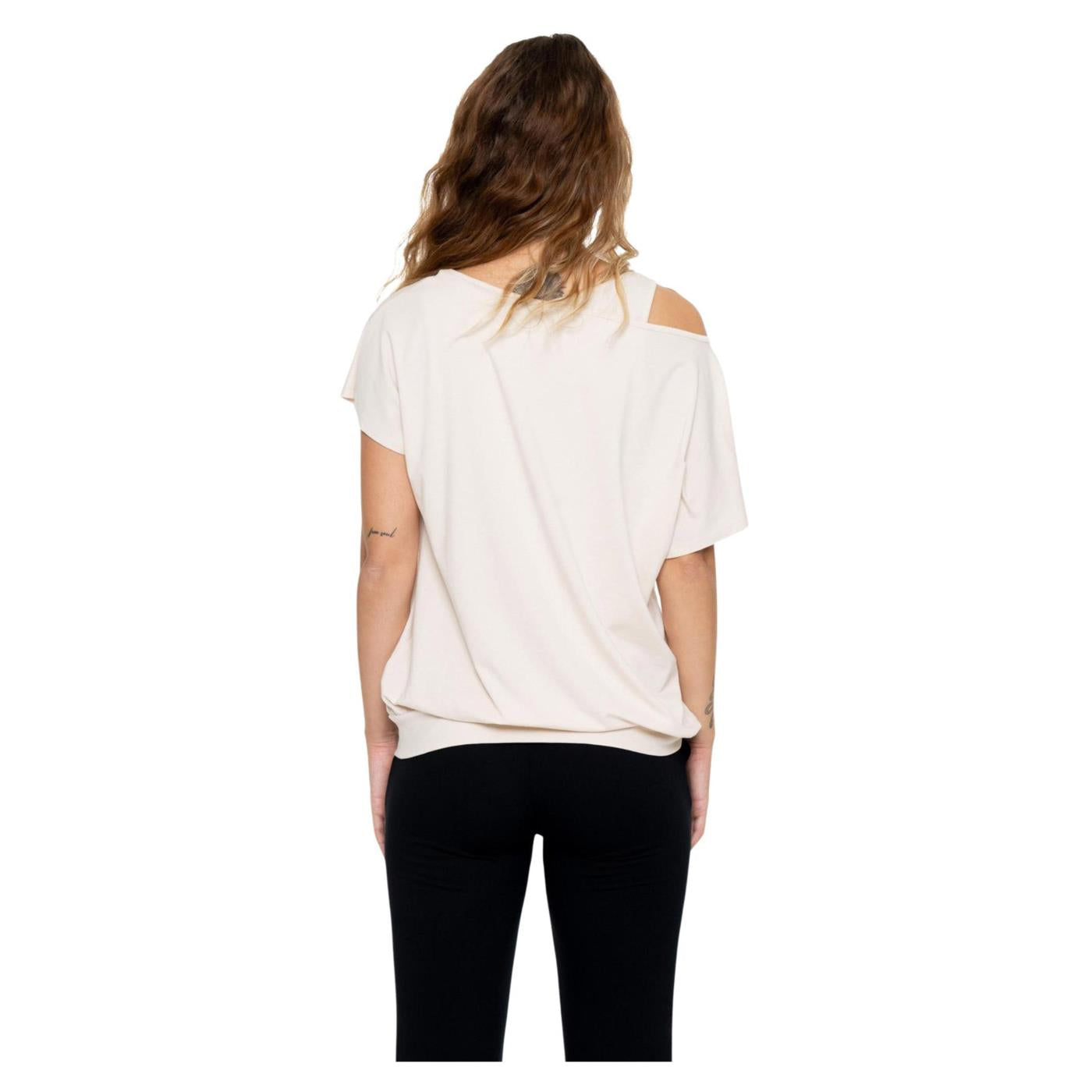 LEONE T-SHIRT CANOTTA CLASSY - Beige - vista 2