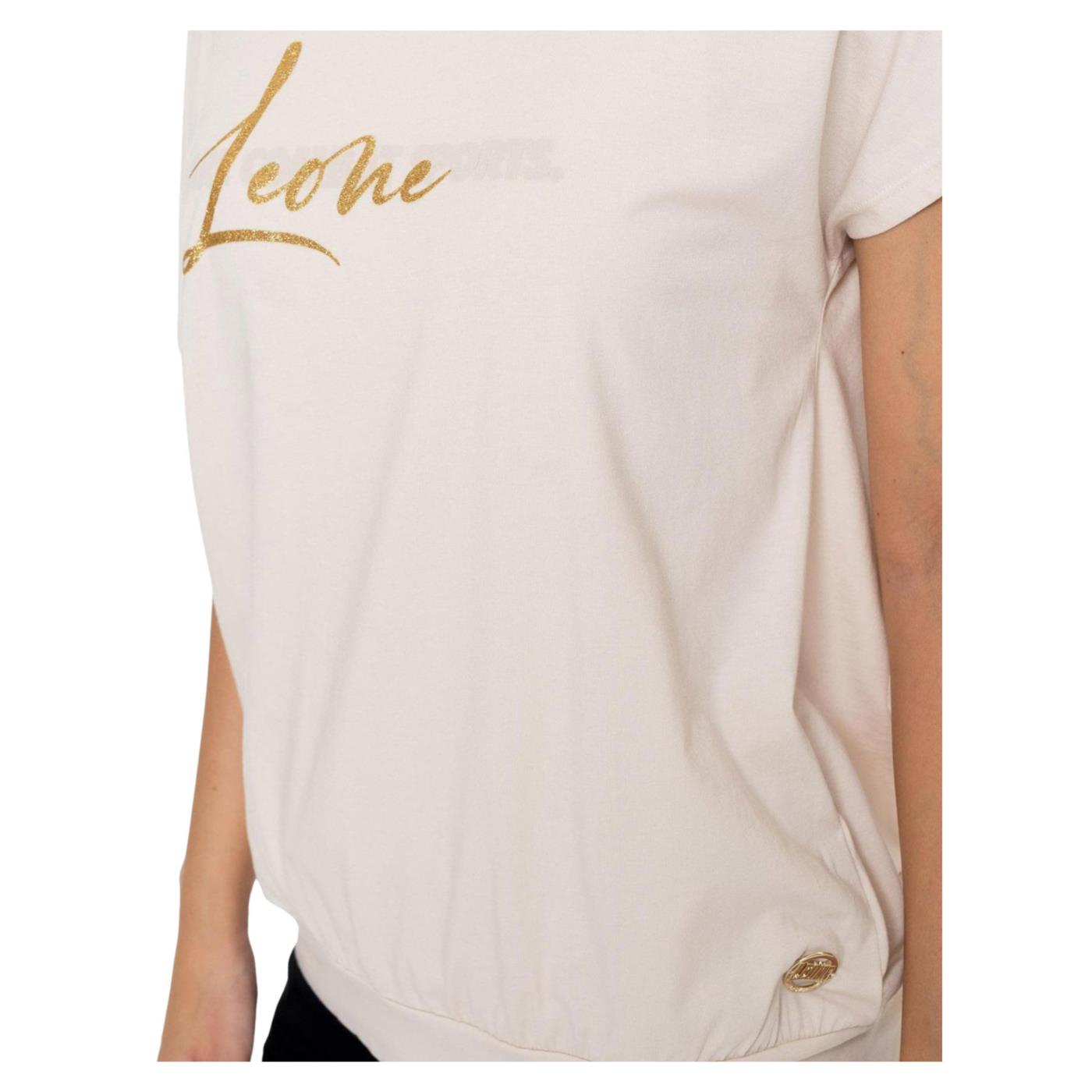 LEONE T-SHIRT CANOTTA CLASSY - Beige - vista 3