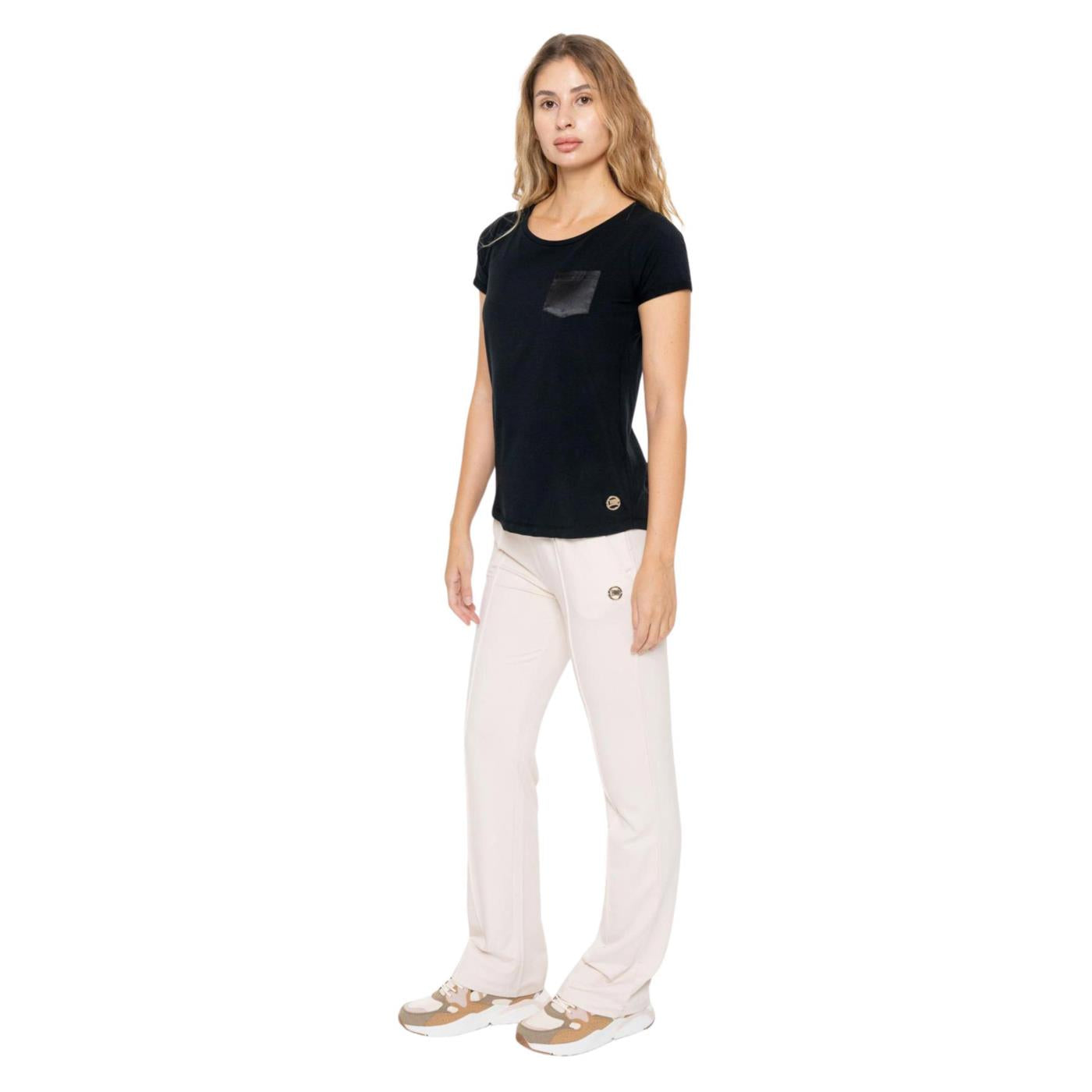 LEONE T-SHIRT SATIN CLASSY - Nero - vista 4