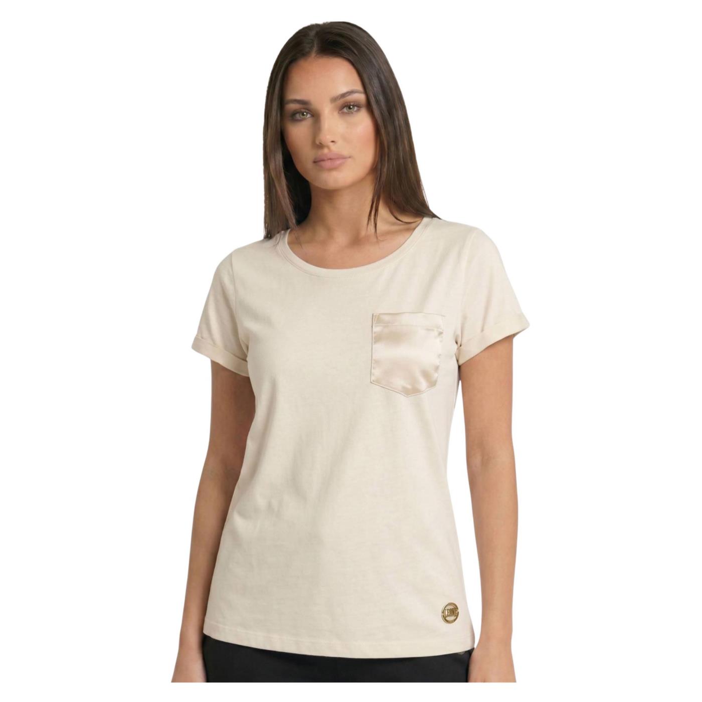 LEONE T-SHIRT SATIN CLASSY - Beige - immagine principale