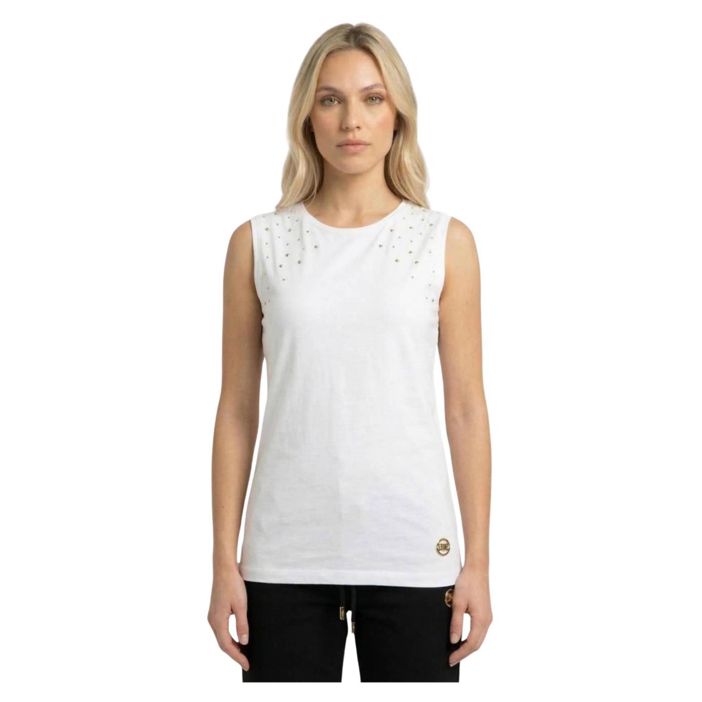 LEONE T-SHIRT SMANICATA CLASSY - Bianco - immagine principale