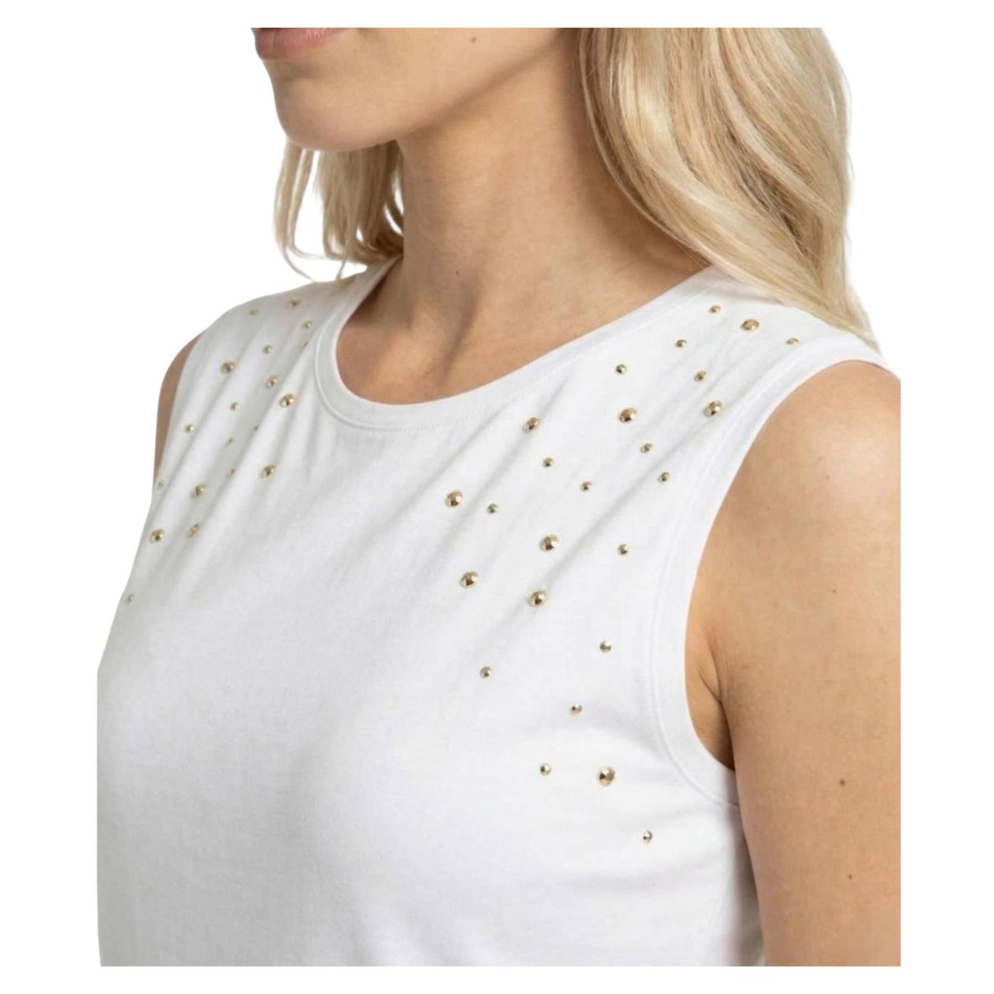 LEONE T-SHIRT SMANICATA CLASSY - Bianco - vista 4