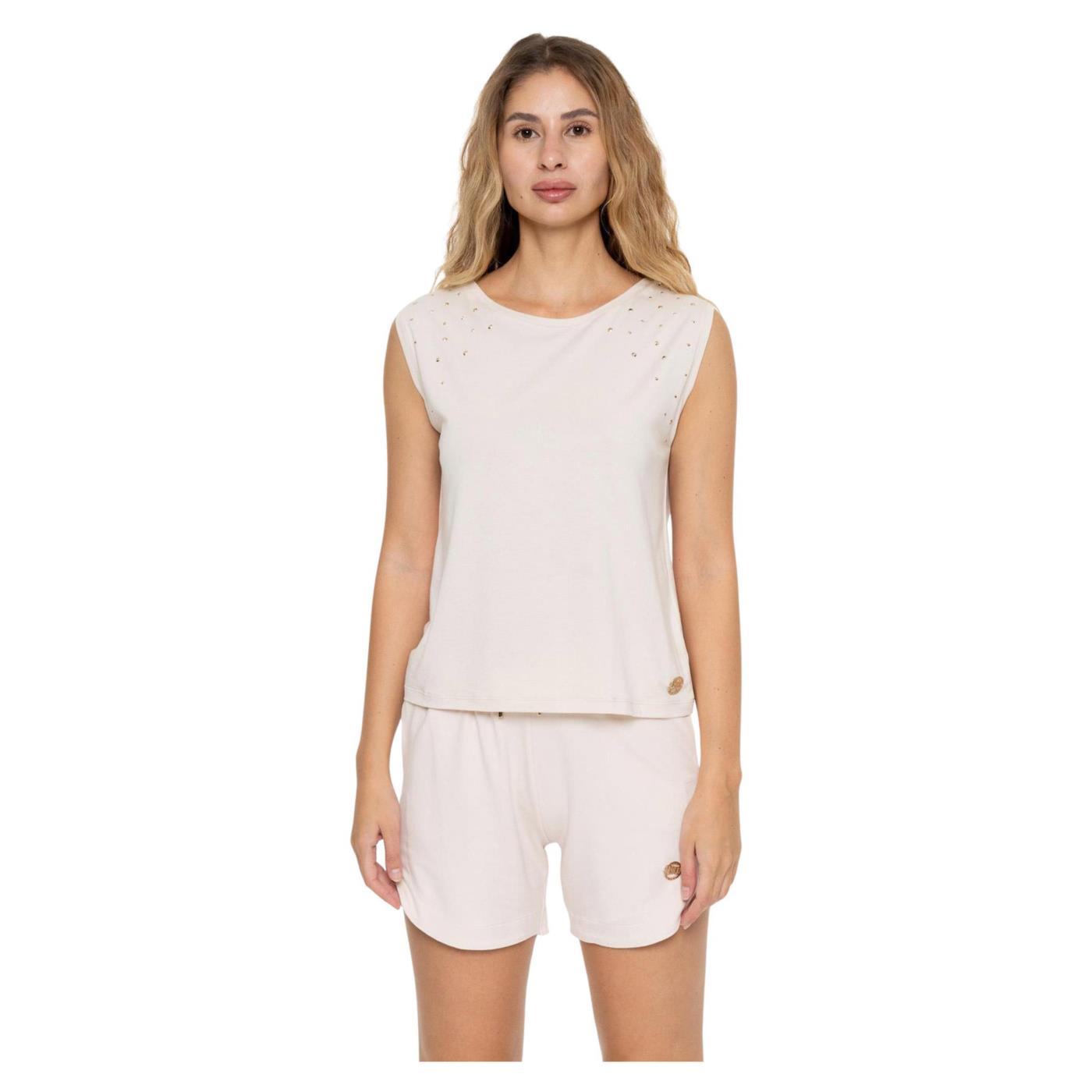 LEONE T-SHIRT SMANICATA CLASSY - Beige - immagine principale