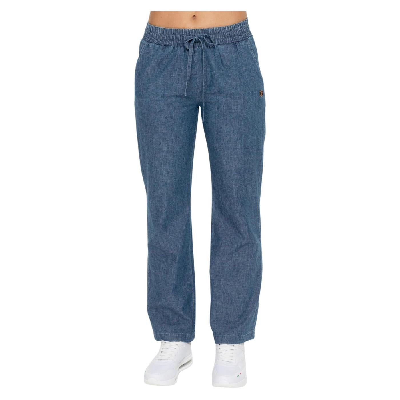 LEONE PANTALONI IN CHAMBRAY - Denim - immagine principale