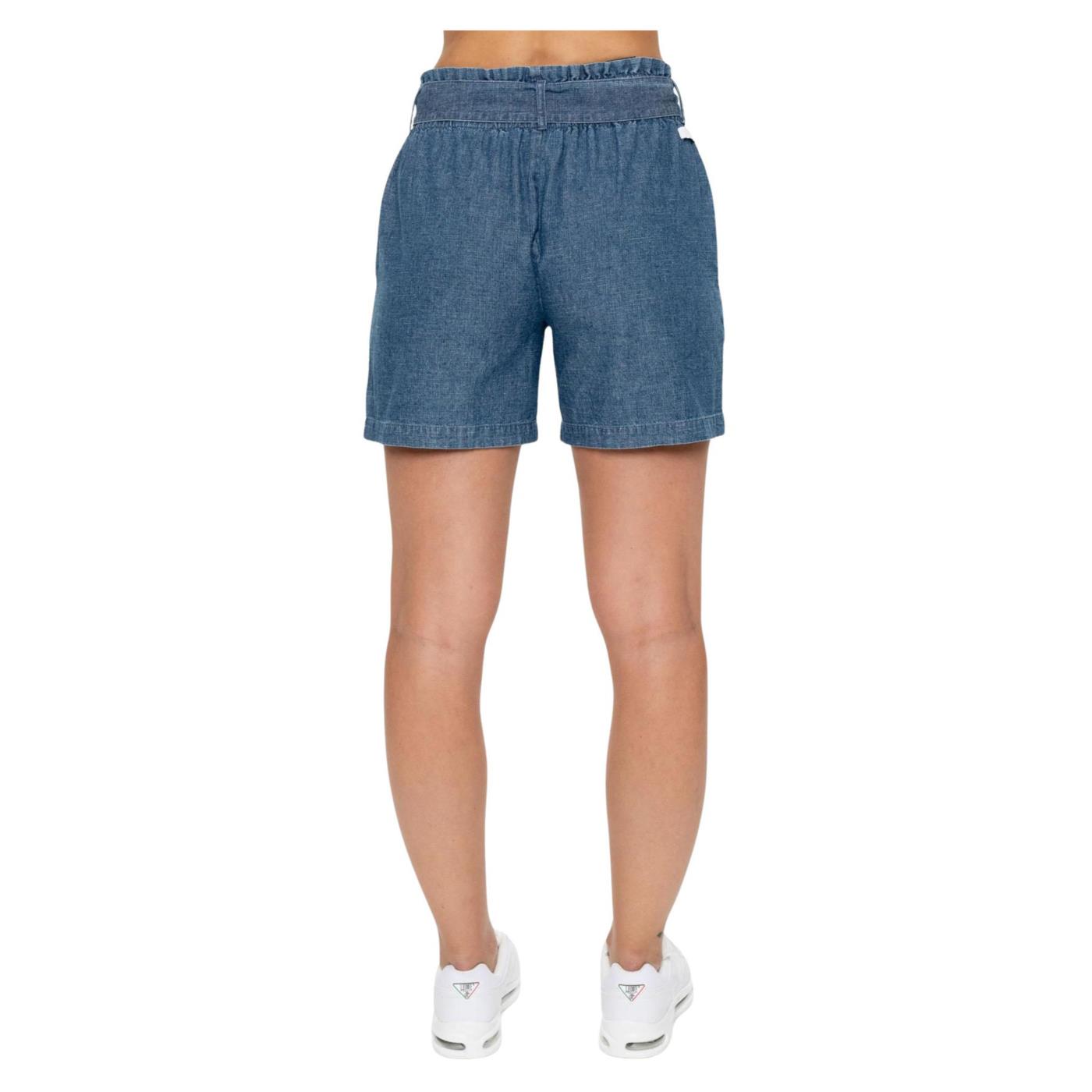 LEONE BARMUDA IN CHAMBRAY - Denim - vista 2