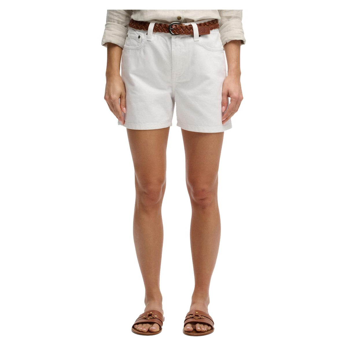 SUPERDRY MID RISE DENIM SHORT