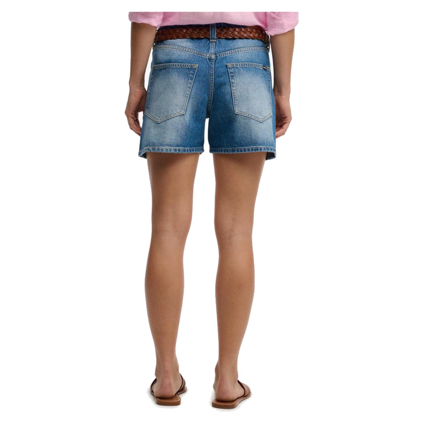 SUPERDRY MID RISE DENIM SHORT - Denim - vista 2