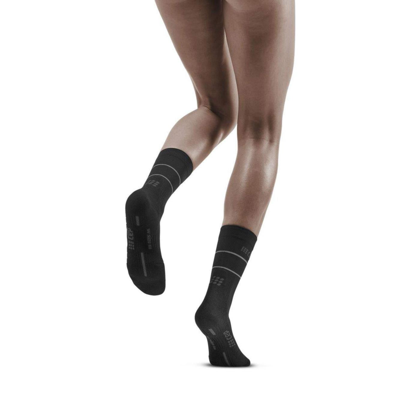 CEP MID CUT SOCKS W REFLECTIV