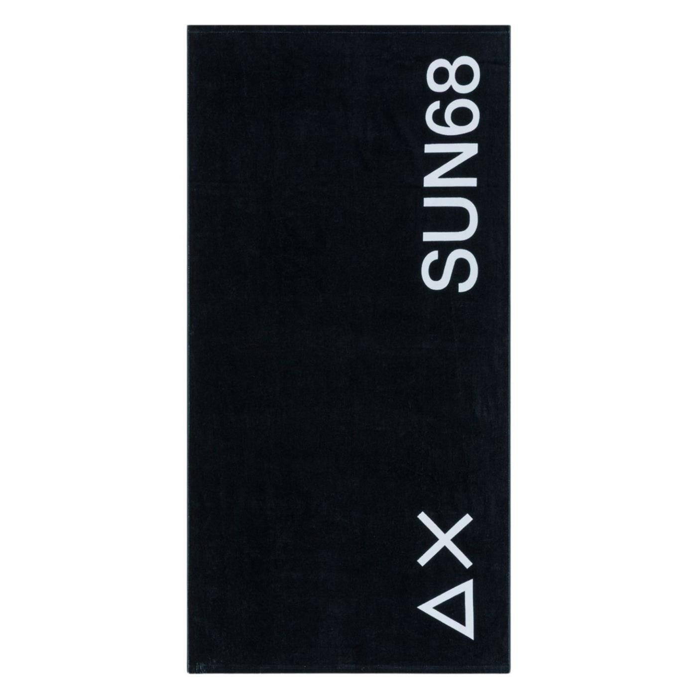 SUN68 TOWEL SPONGE LOGO AX - C1-nero - immagine principale