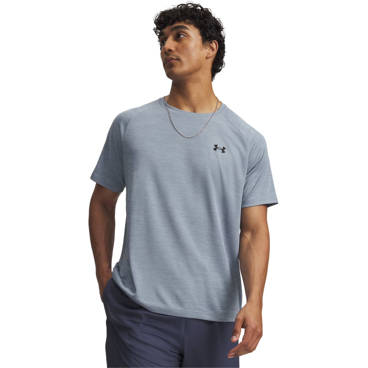 UNDER ARMOUR TECH TEXTURED SS TEE - Grigio chiaro - immagine principale