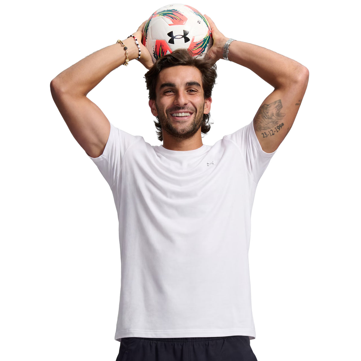 UNDER ARMOUR THE BOUNCY TEE - Bianco - immagine principale
