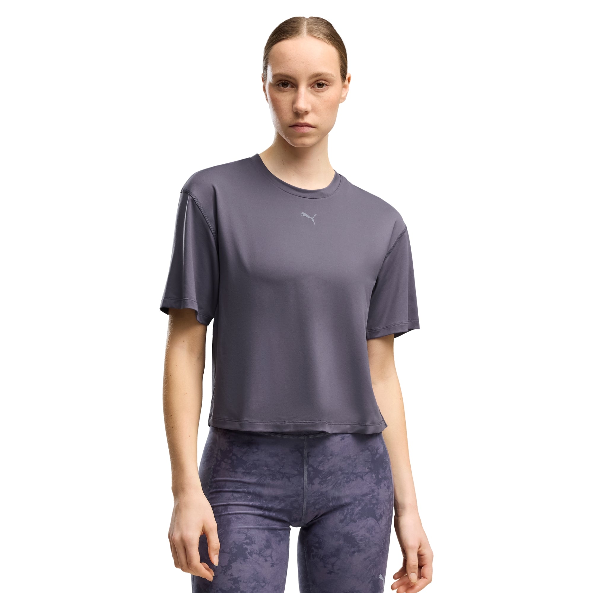 PUMA CLOUDSPUN RELAXED TEE W - Grigio scuro - immagine principale