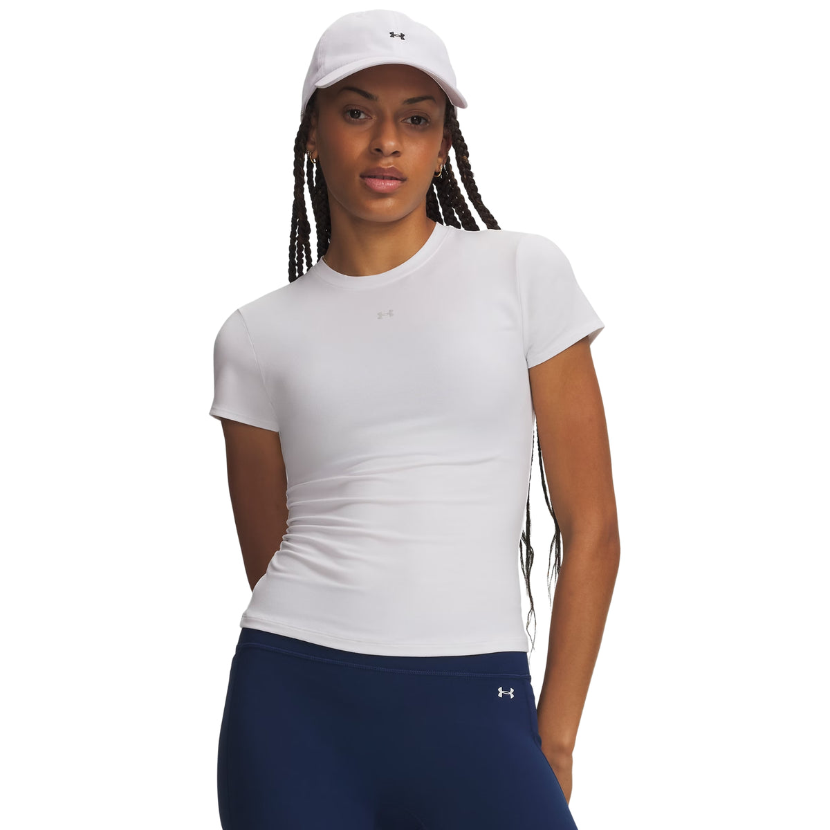 UNDER ARMOUR MOTION FITTED SS TEE W - Bianco - immagine principale