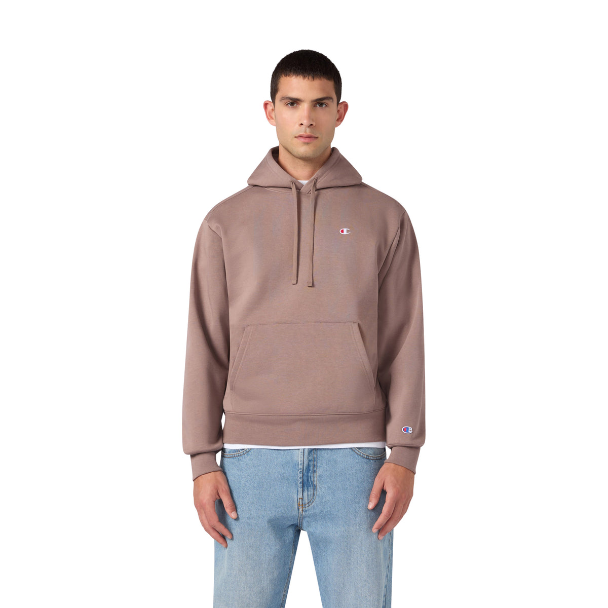CHAMPION HOODED SWEATSHIRT - Marrone chiaro - immagine principale